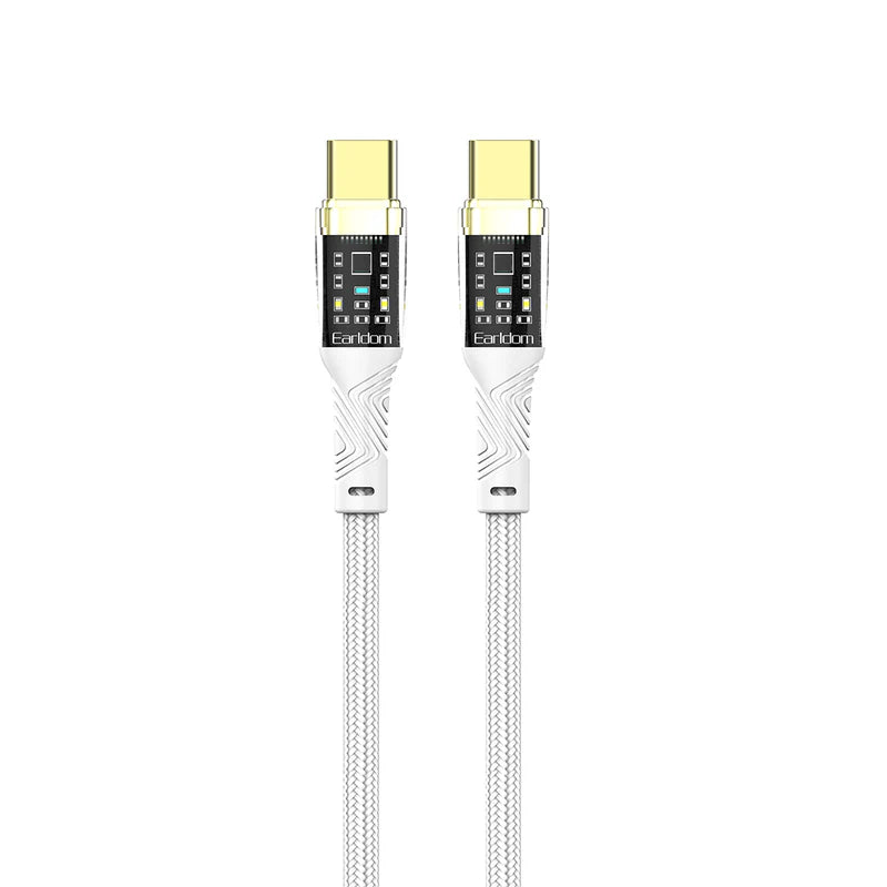 Earldom EC-179C-C USB-C to USB-C Fabric Braided Cable