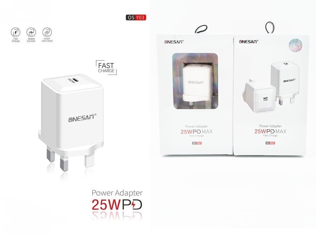 Onesam 25W PD Power Adapter OS-Y03