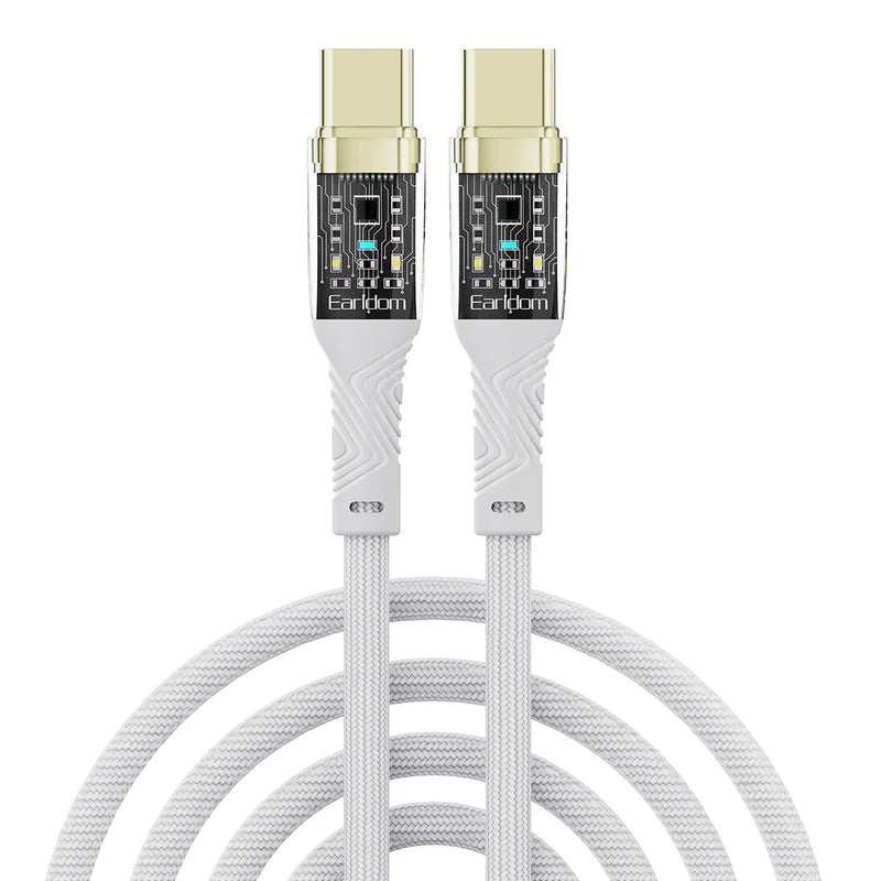 Earldom EC-179C-C USB-C to USB-C Fabric Braided Cable