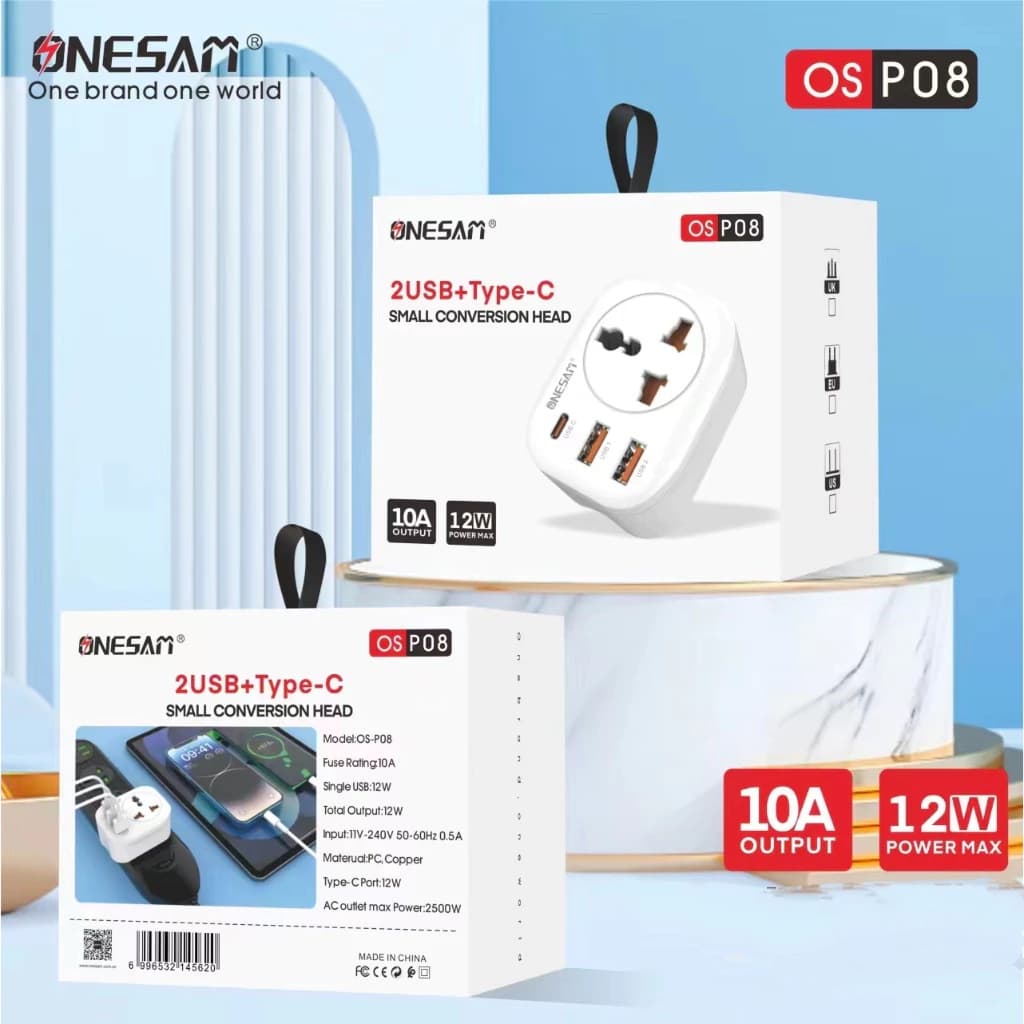 Onesam Extension Multiplug OS-P08