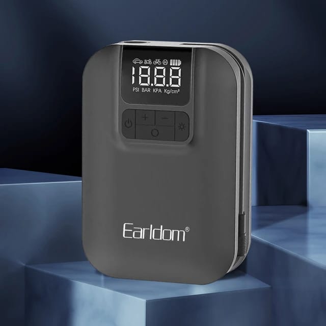 Earldom Digital Mini Car Electric Tire Portable Air Pump ET-V2