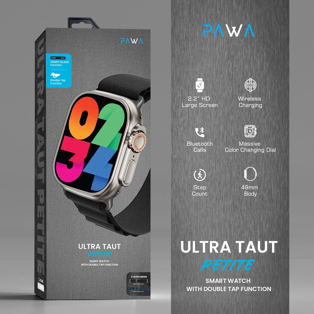 Pawa Ultra Taut Petite - Smart Watch - Titanium