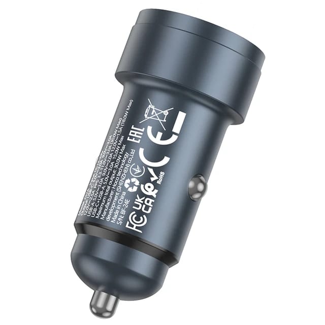 HOCO Aluminum Alloy PD30W+QC3.0 Car Phone Charger Z57A