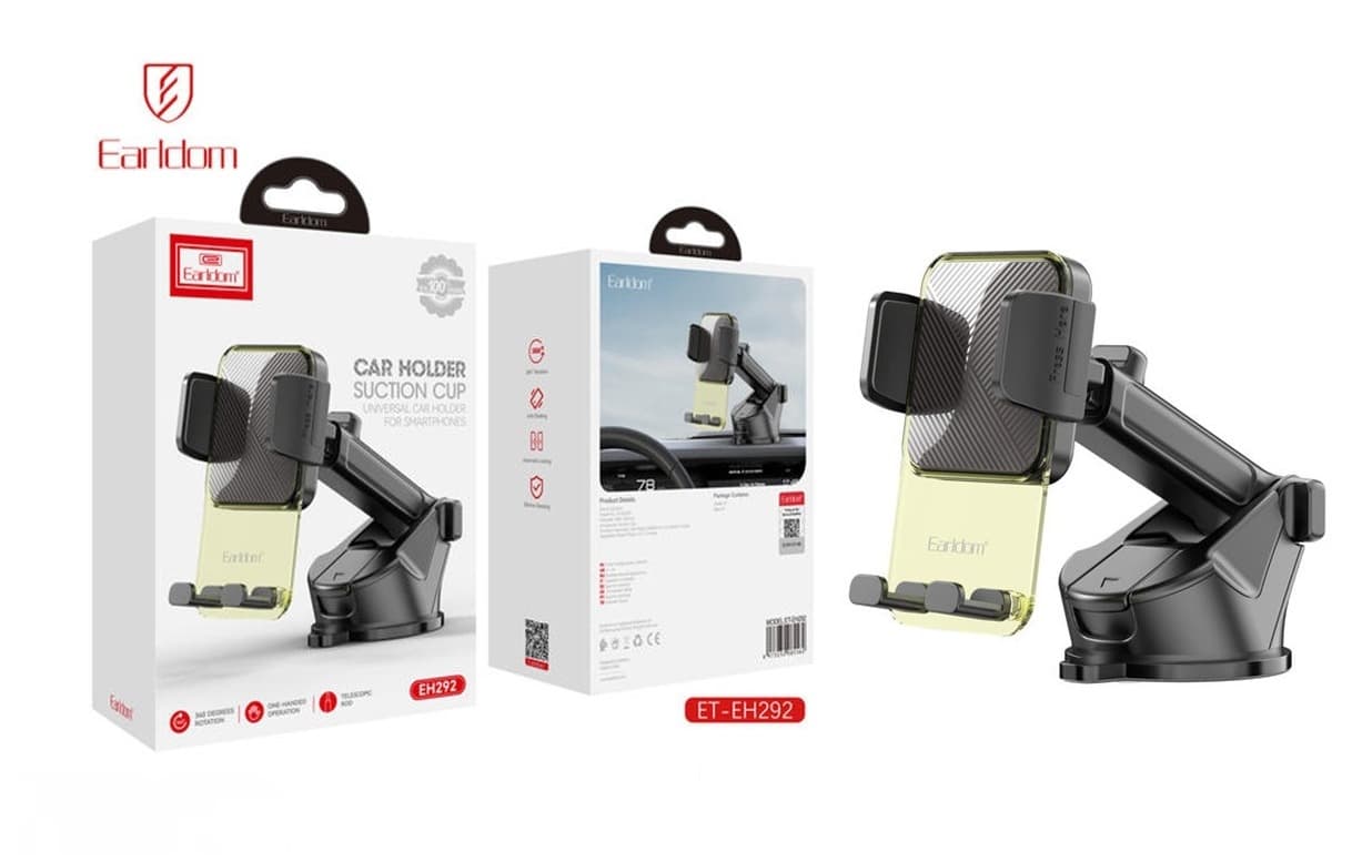 Ealrdom Car Phone Holder Suction Cup EH292