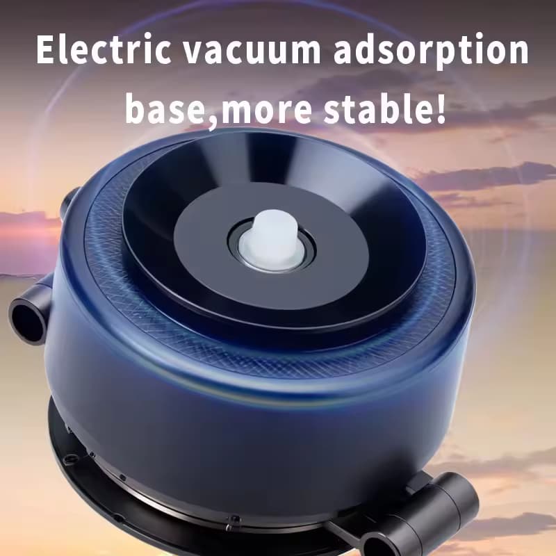 360° Magnetic Vacuum Suction Rotation Foldable Car Phone Holder 65kpa