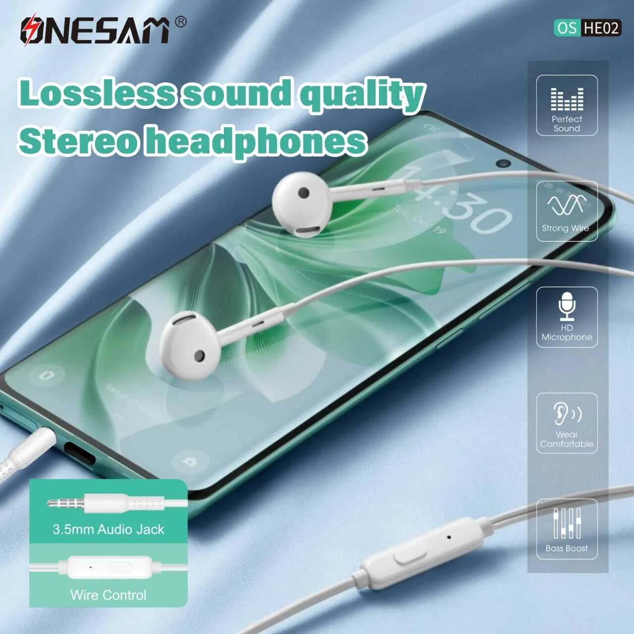 Onesam Stereo Earphone OS-HE02
