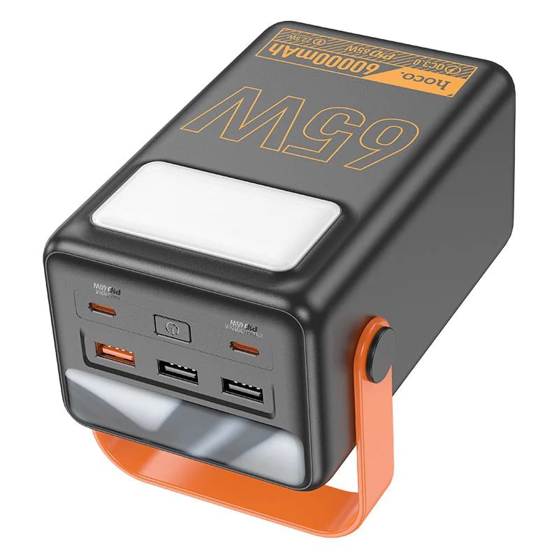 Hoco 65W 60000mAh Powermaster Power Bank 5 Port Output J110A