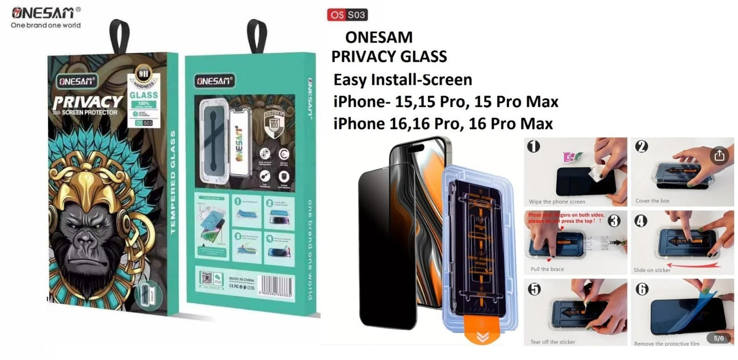 Onesam Iphone Privacy Screen Protector OS-S03