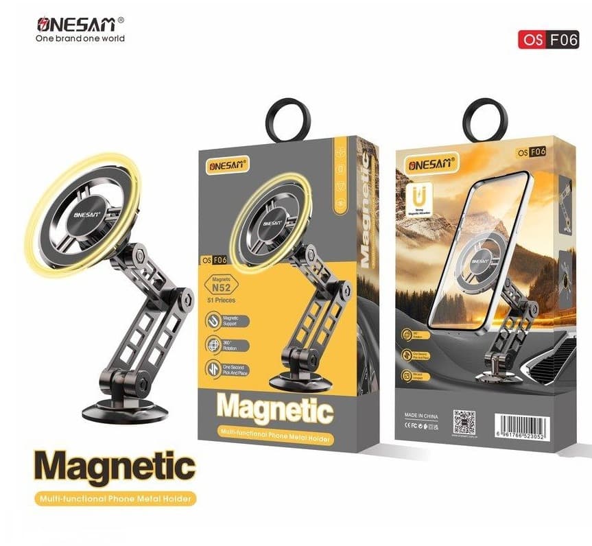 Onesam Magnetic Multifunctional Metal Phone Holder OS-F06