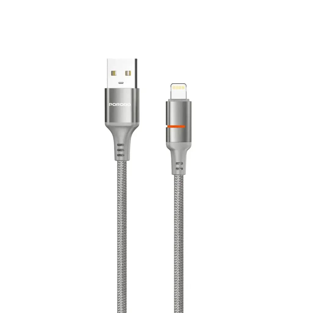 Porodo USB-A to Lightning LED Light Cable