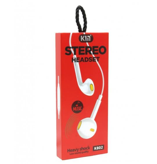 Kin Earphone Stereo Super Bass with Mic Handsfree