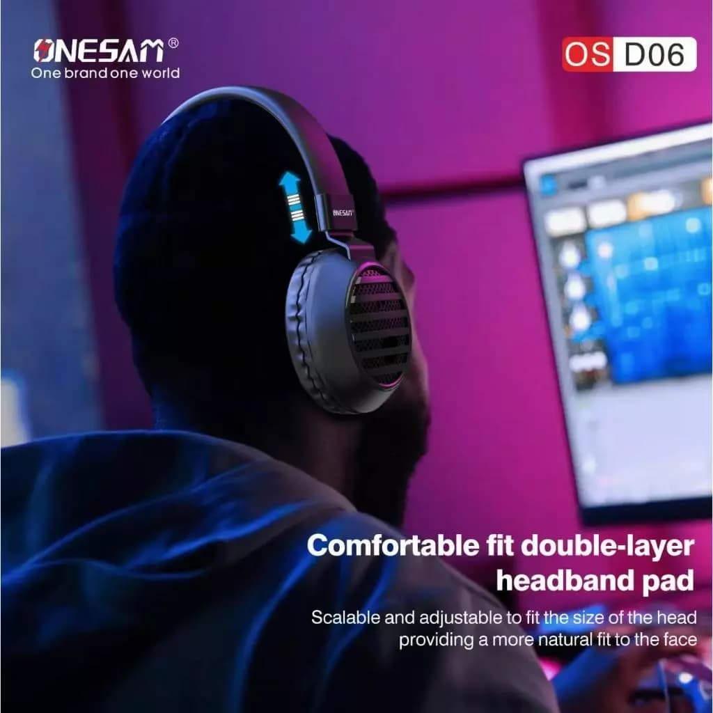 Onesam Foldable Wireless Headset OS-D06