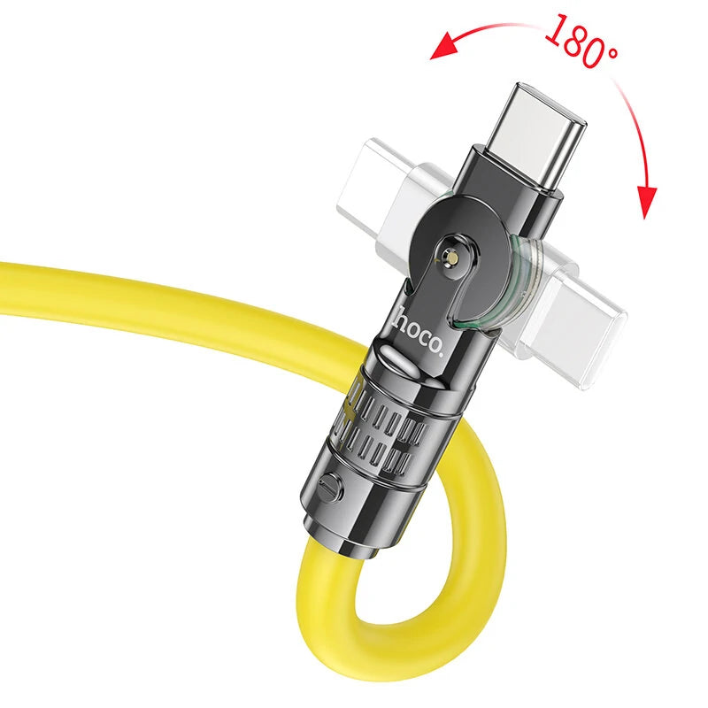 HOCO U118 3A 60W Type-C to Type-C Cable Fast Charging Assorted