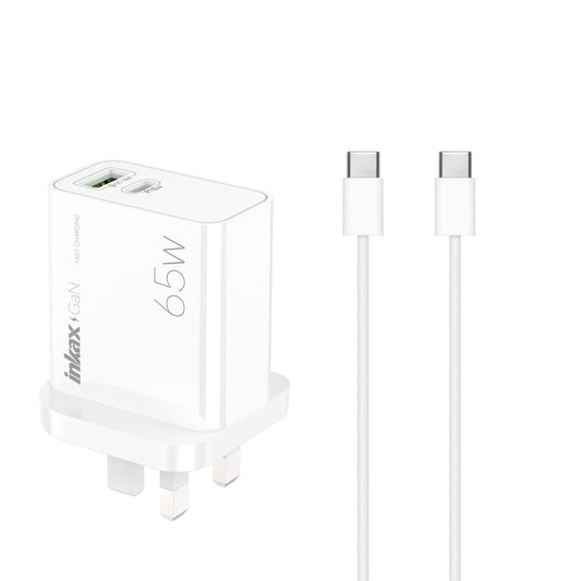 Inkax C09 PD65W Gallium Nitride Fast Charger With USB-C to USB-C Cable