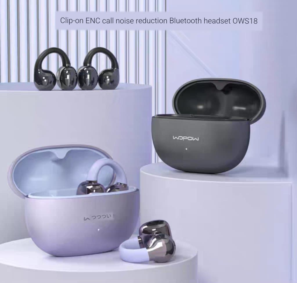 Wopow Ear Clip Bluetooth Headset OWS18