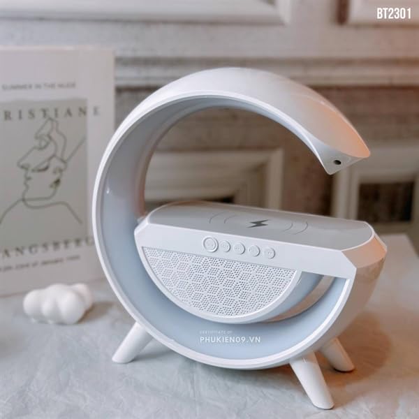 LED Wireless Charging Speaker (BT 2301) With RGB Lights