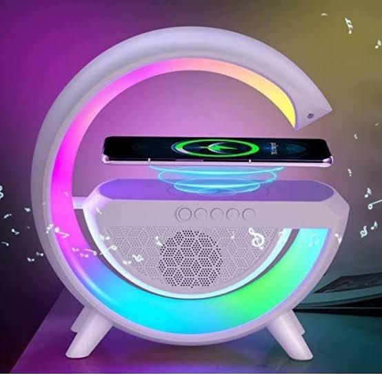 LED Wireless Charging Speaker (BT 2301) With RGB Lights