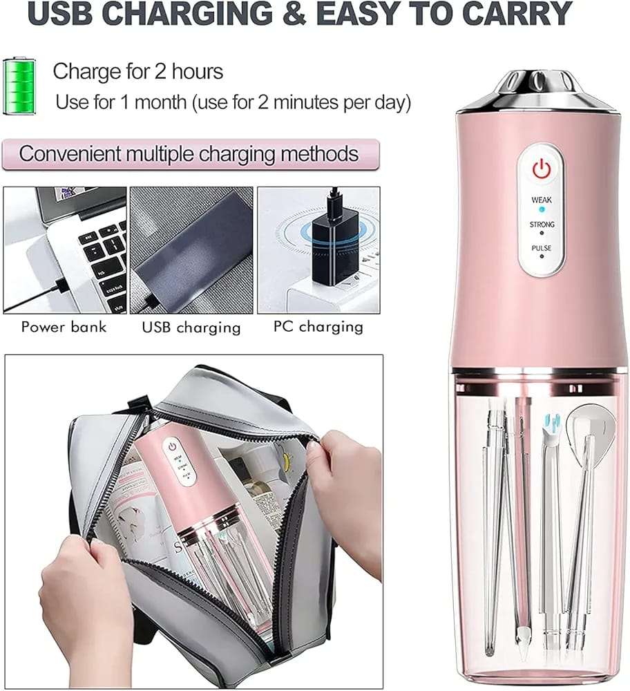 PPS Oral Irrigator Portable Dental Water Flosser