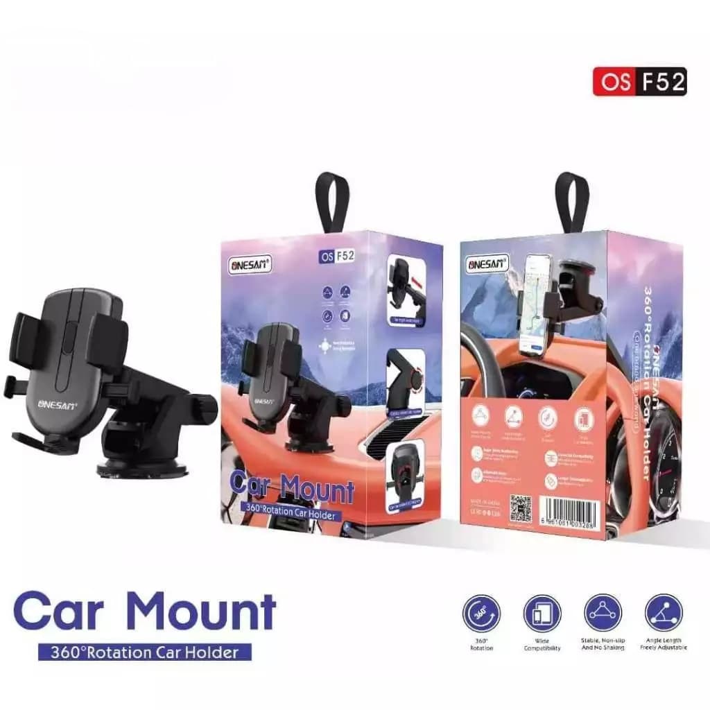 Onesam 360°Rotation Car Mount Phone Holder OS-F52