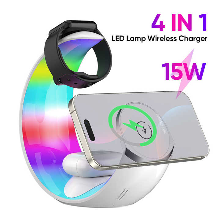 Earldom 4 in 1 Wireless Magnetic fast Charger