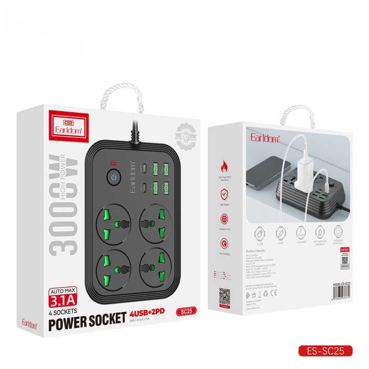 Ealrdom 2 Meter Electric Power Extension SC25