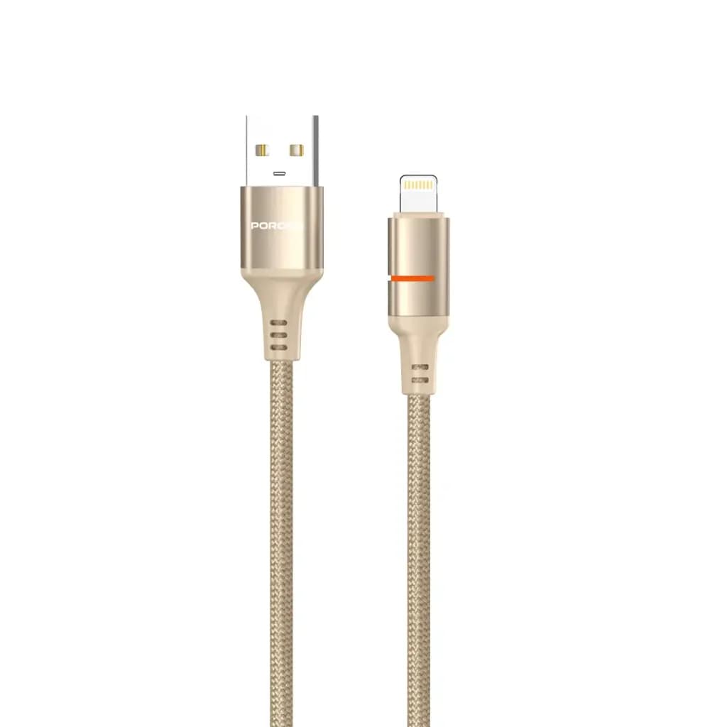 Porodo USB-A to Lightning LED Light Cable