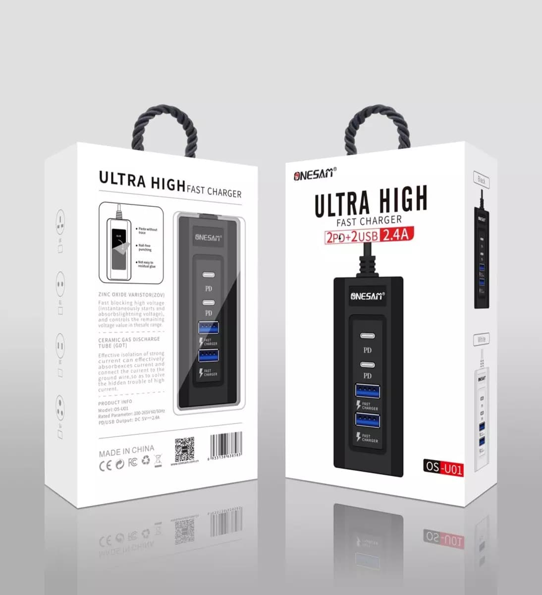 Onesam Extension board ULTRA HIGH FAST CHARGER-2PD+2USB OS-U01