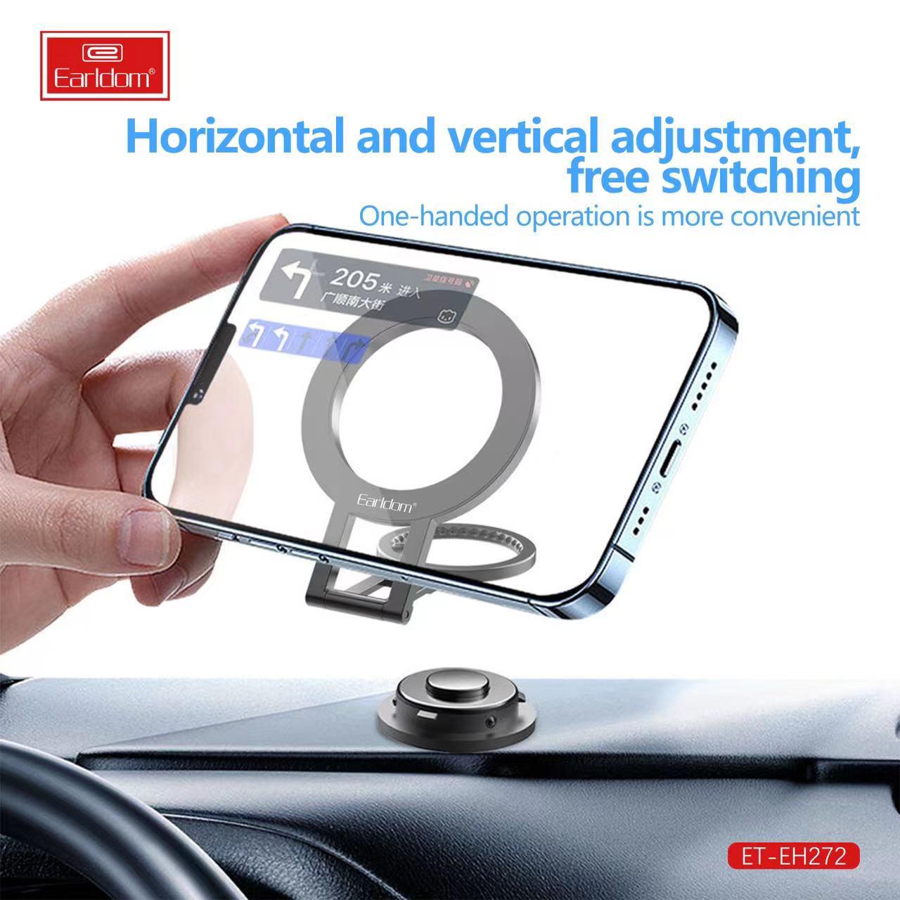 Earldom EH-272 2 in1 Magnetic Foldable Metal Ring Phone Stand