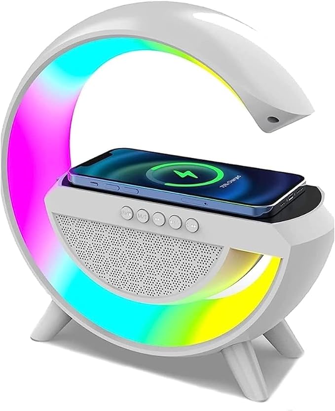 LED Wireless Charging Speaker (BT 2301) With RGB Lights