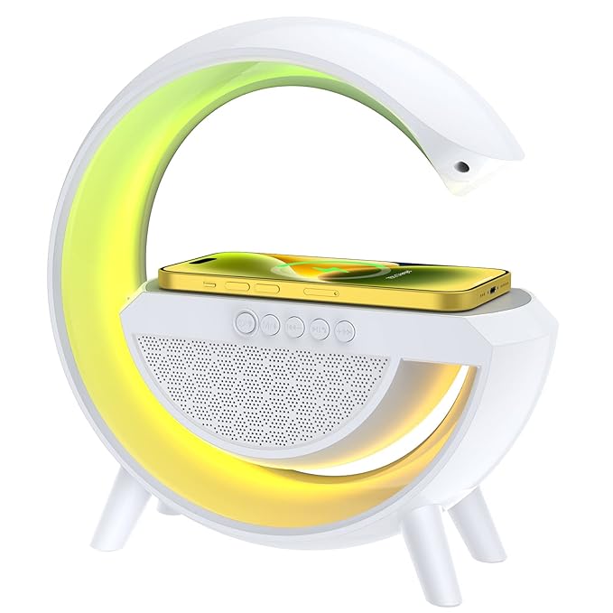 LED Wireless Charging Speaker (BT 2301) With RGB Lights