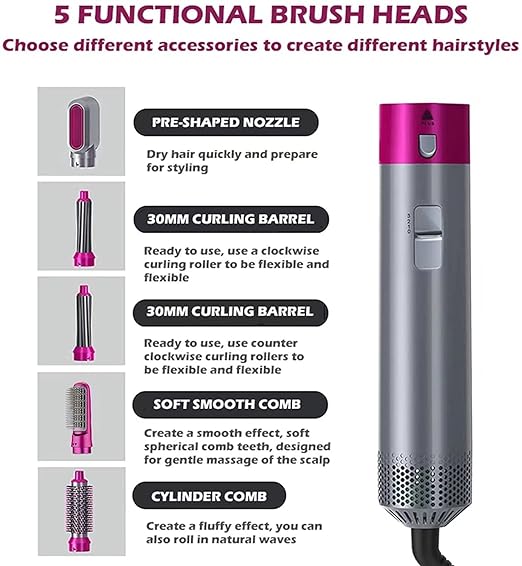 5-in-1 Hair Straightener for Women