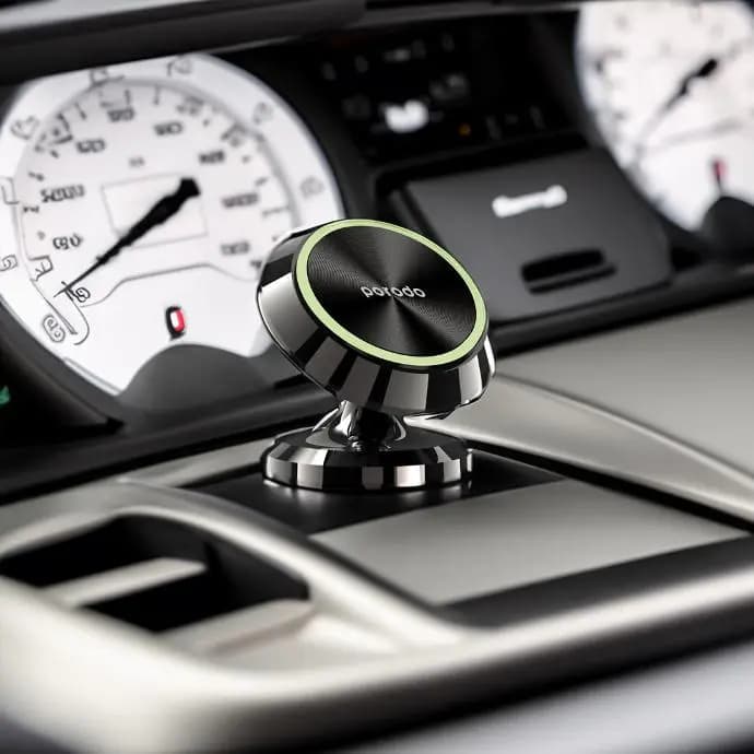 Porodo 360° Swivel Magnetic Car Mount