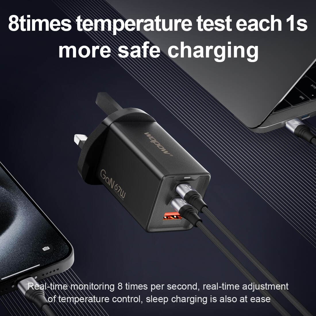 Wopow GaN 67W Quick Charger MD02