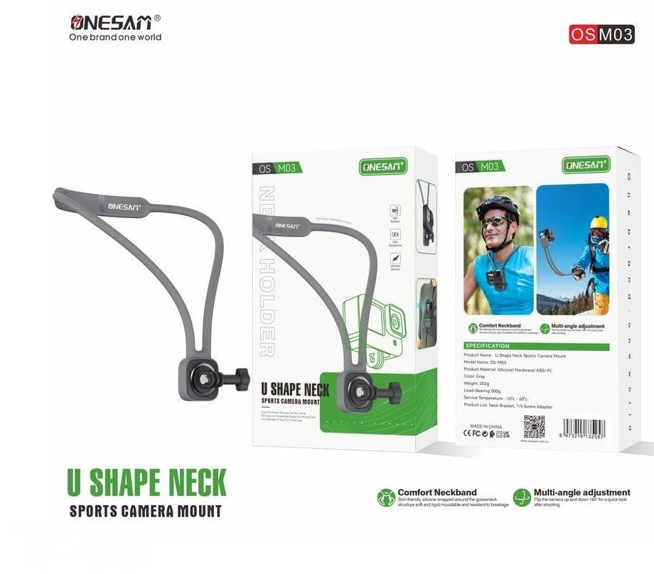 Onesam u Shape Neck Sports Camera Mount OS-M03