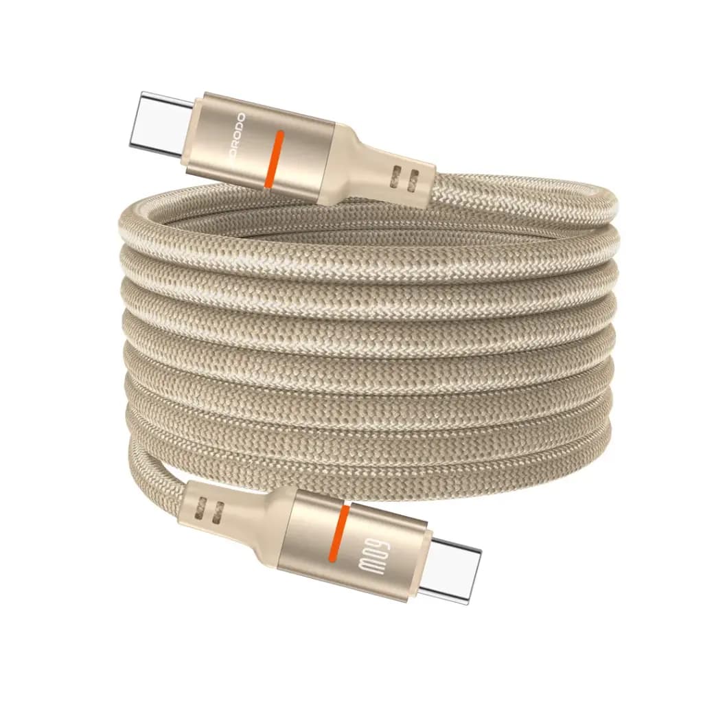 Porodo 60W Type-C to Type-C Magnetic Led Cable