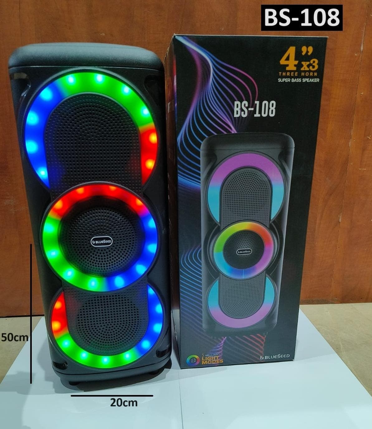 Blueseed RGB Bluetooth Speaker BS-108