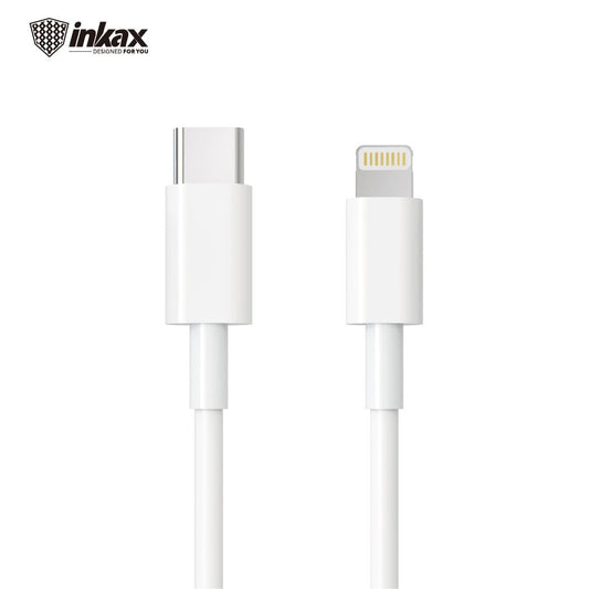 Inkax 2M USB-C to Lightning Cable - White