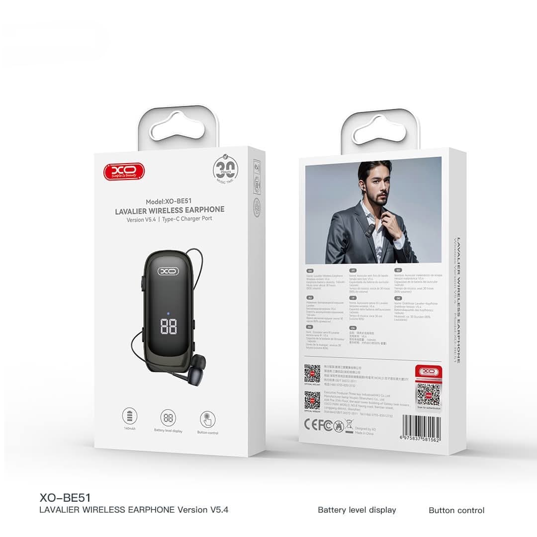 XO Digital Retractable Bluetooth Headset XO-BE51