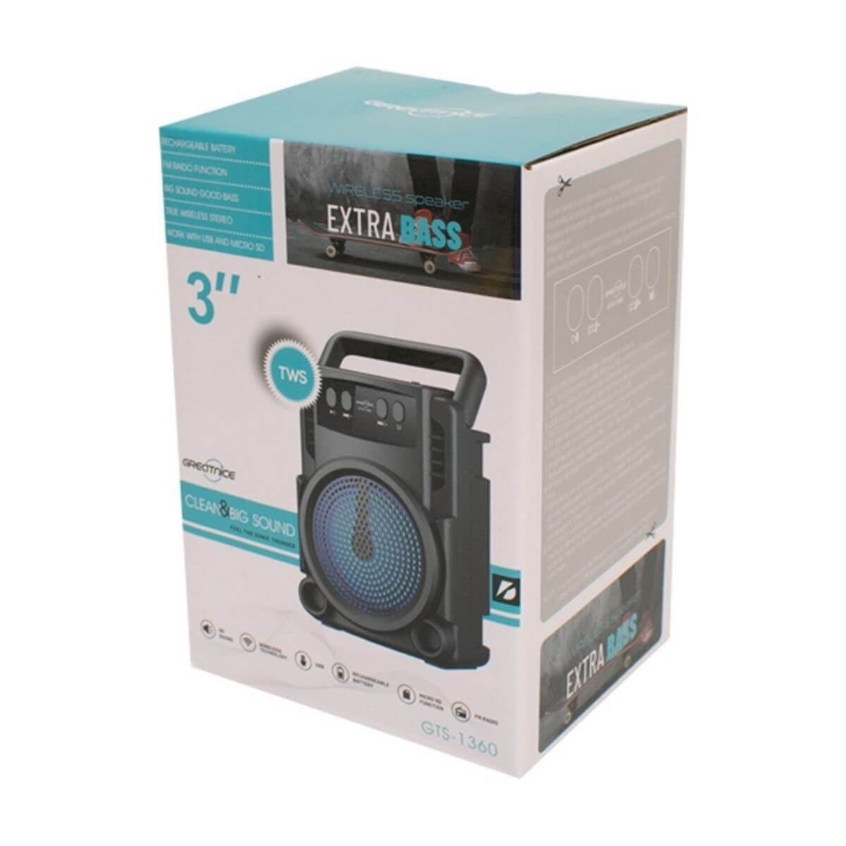 Portable Wireless Bluetooth Speaker GTS-1360