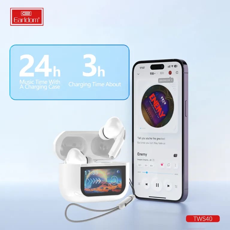 Earldom TWS Wireless Touch Screen Headphone TWS40
