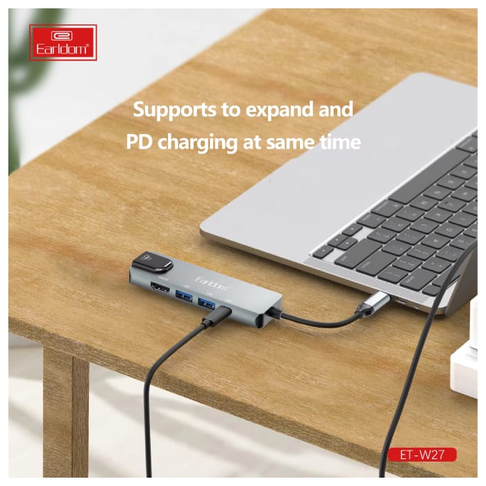 Earldom ET-W27 5-in-1 USB-C HUB