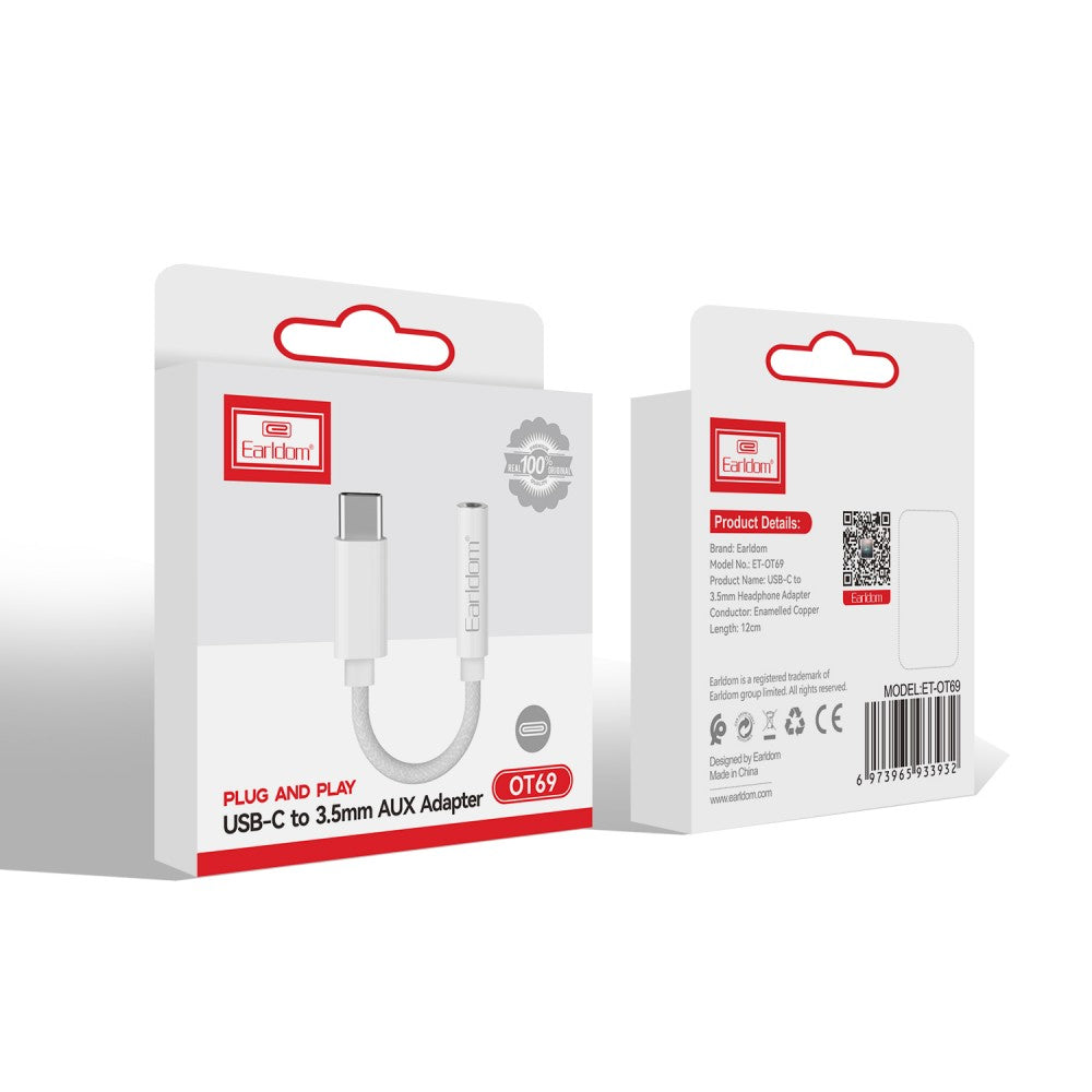 Earldom Adapter Type-C to 3.5mm OT69