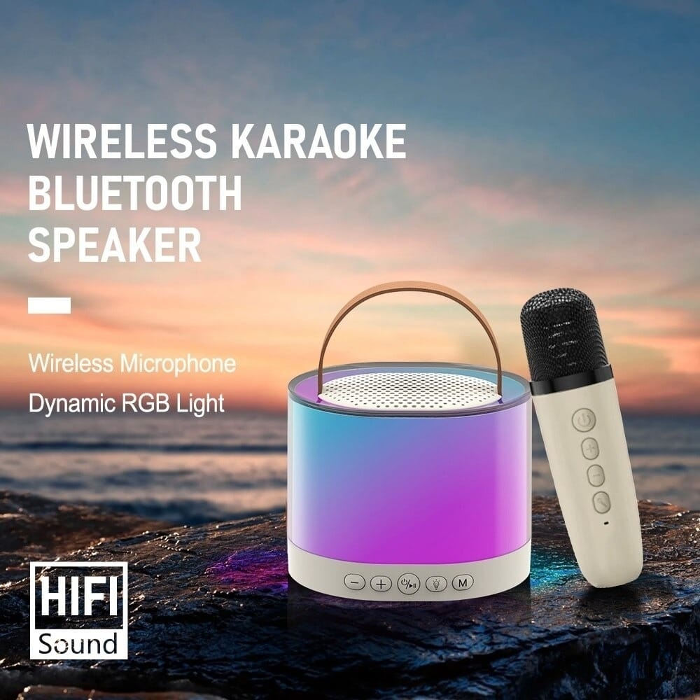 Karoake Protable Bluetooth Speaker With 1 Microphone K52