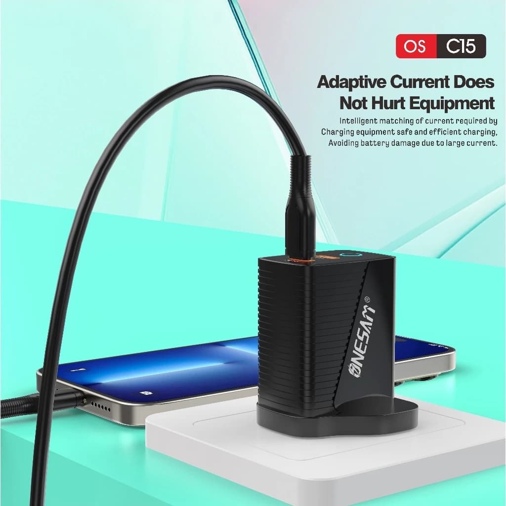 Onesam 50W GaN Dual Type C Super Fast Charger OS-C15