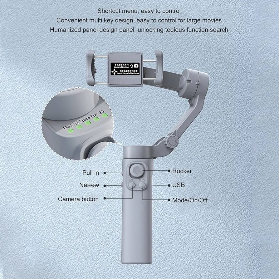 F5 3 Axis Foldable Gimbal