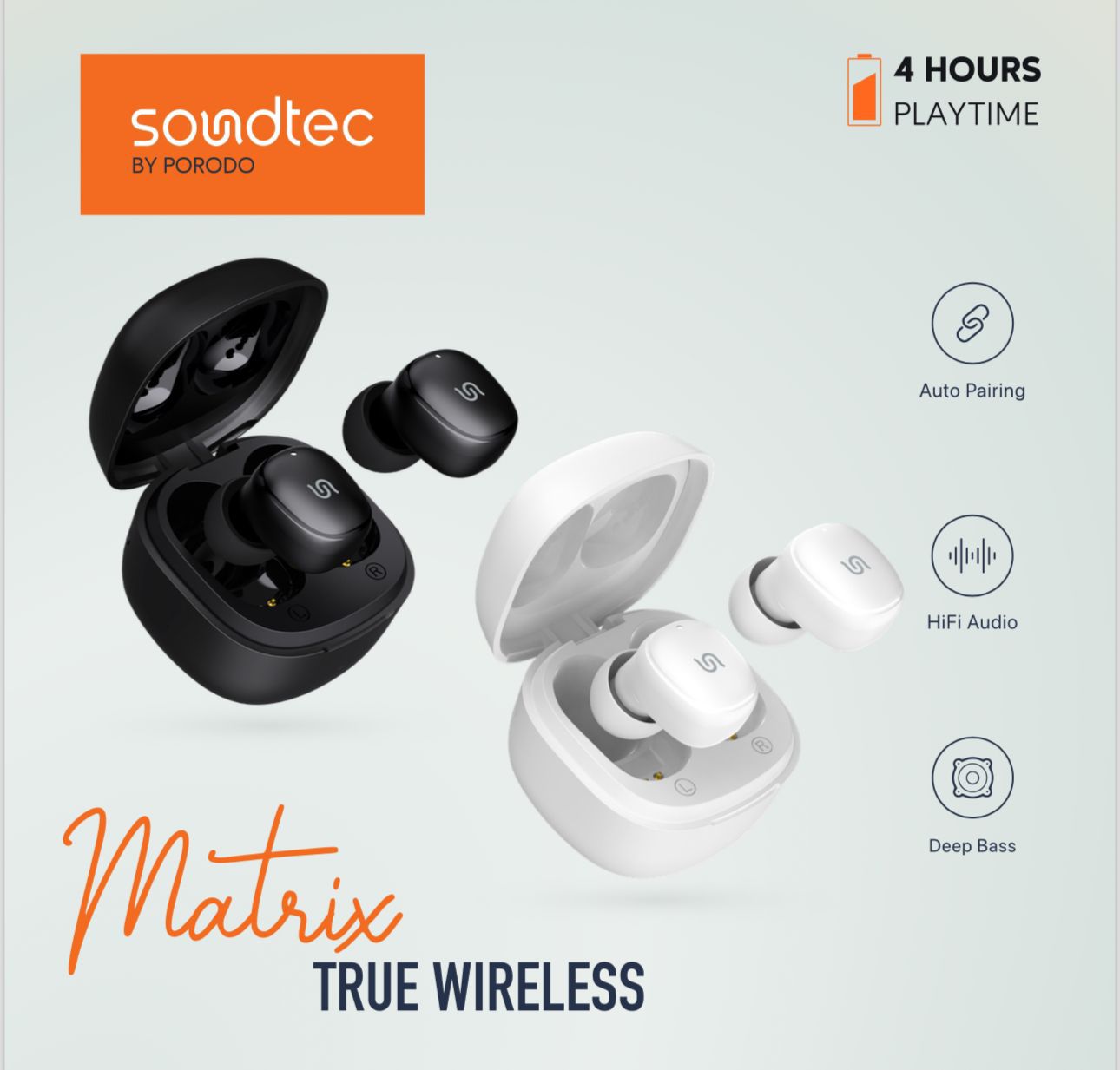 Porodo Matrix True Wireless Earbuds