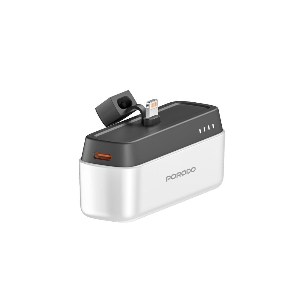 Porodo 5000mAh Power Bank with Lightning Connector PBF049