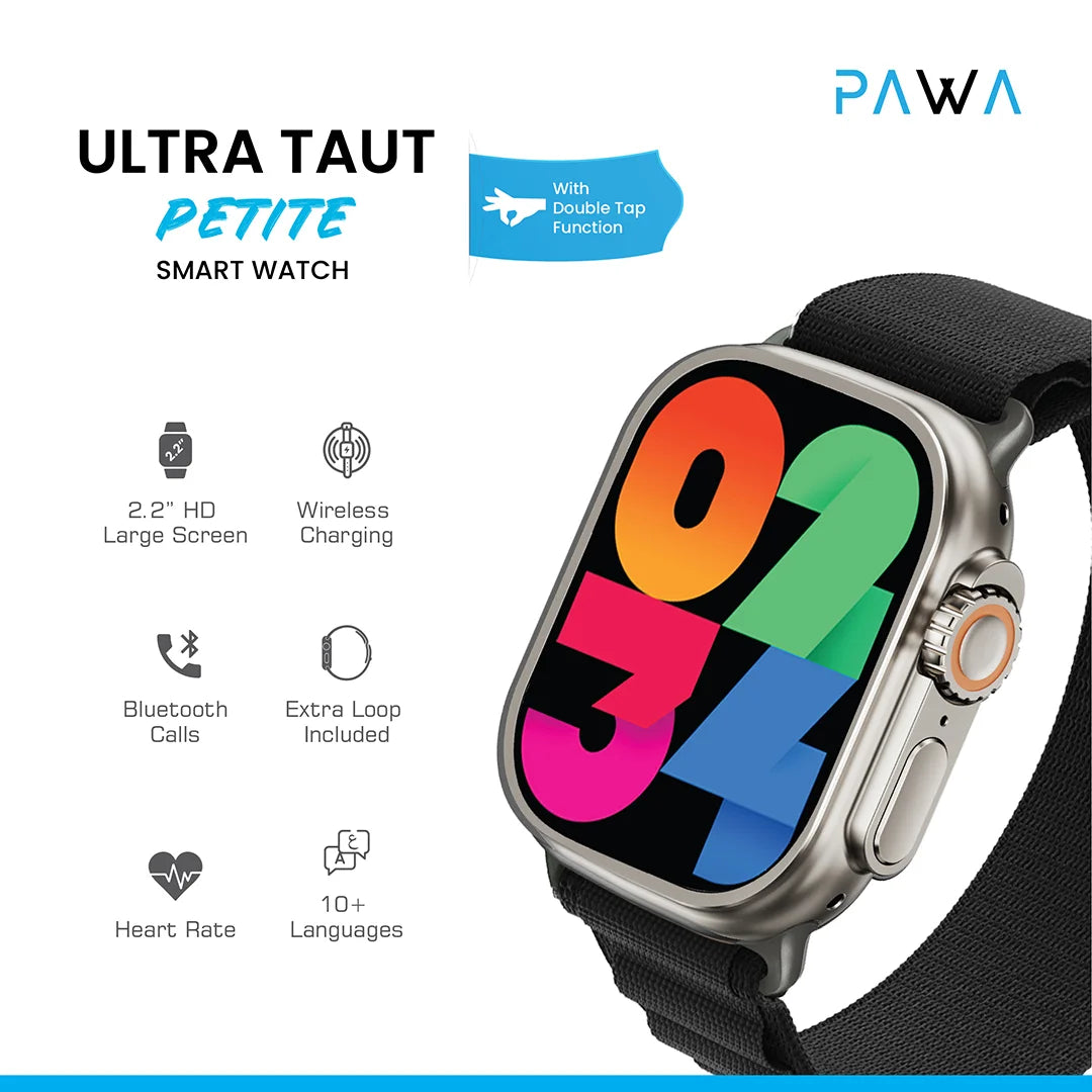 Pawa Ultra Taut Petite - Smart Watch - Titanium