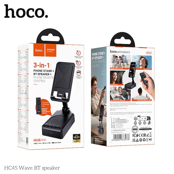 Hoco HC45 Wave Bluetooth Speaker Phone Holder