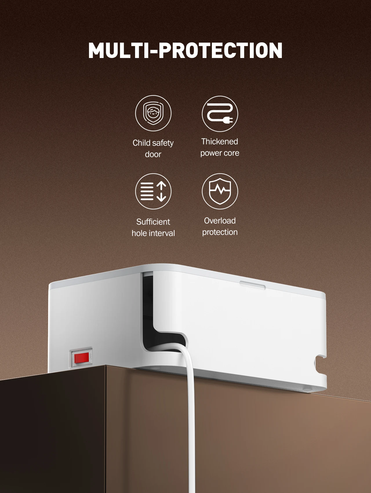 Ldnio 2500W Wireless Management Power Strip Box SN5310W